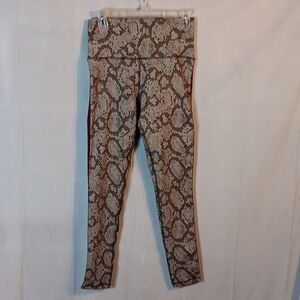 Tissini Snakeskin Print Leggings